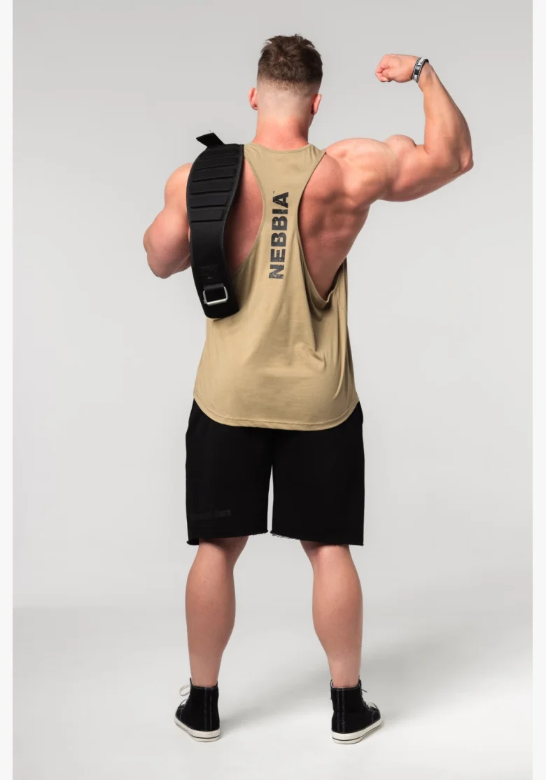 NEBBIA • NEBBIA Fitness canottiera FLEXIN' verde • Nebshop.cz