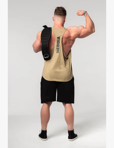 NEBBIA • NEBBIA Fitness canottiera FLEXIN' verde • Nebshop.cz