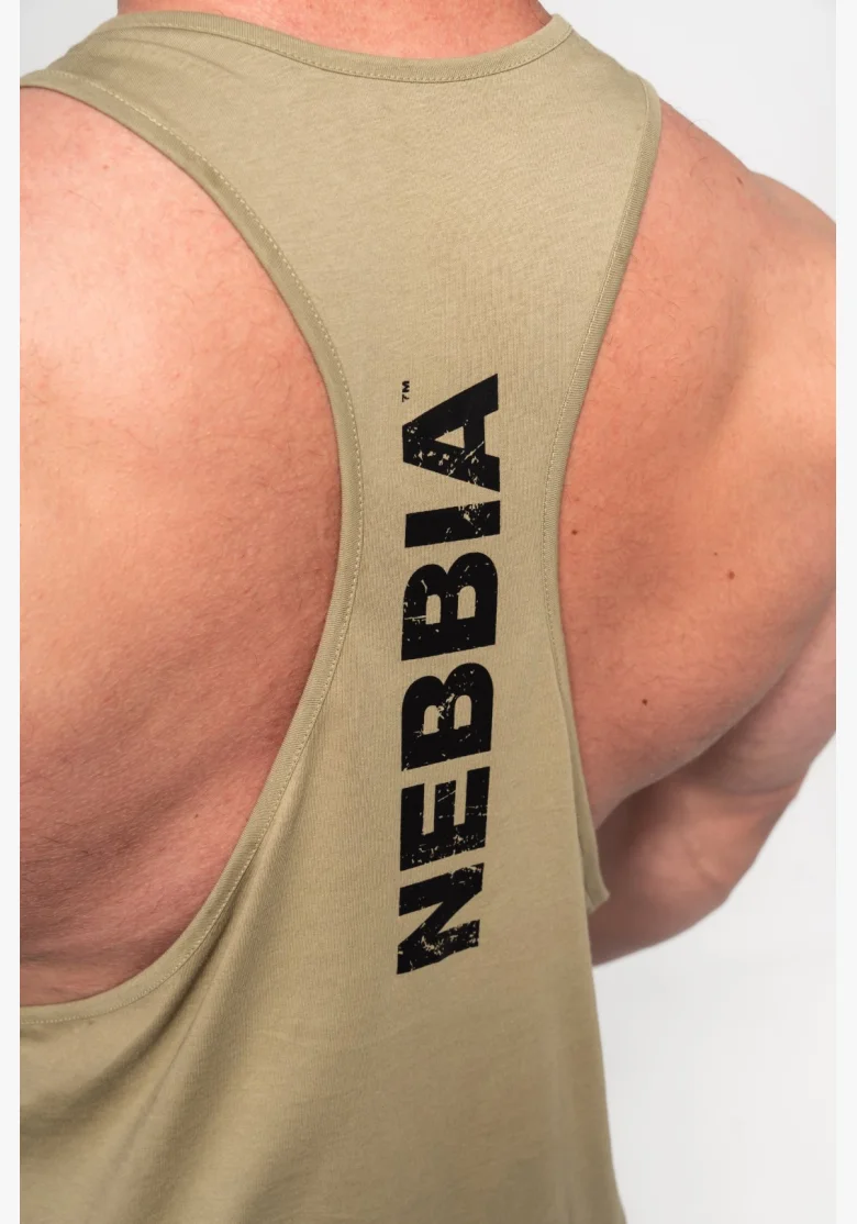 NEBBIA • NEBBIA Fitness canottiera FLEXIN' verde • Nebshop.cz