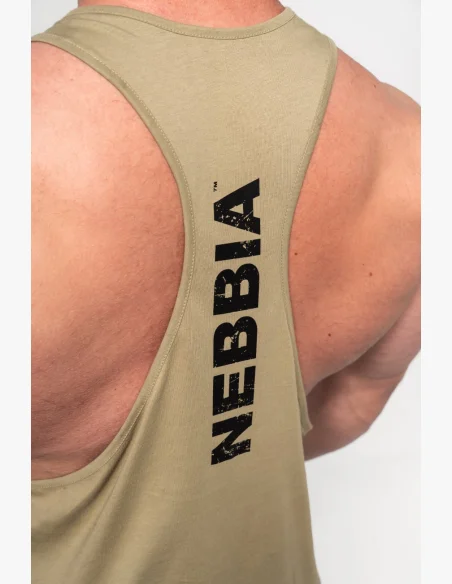 NEBBIA • NEBBIA Fitness canottiera FLEXIN' verde • Nebshop.cz