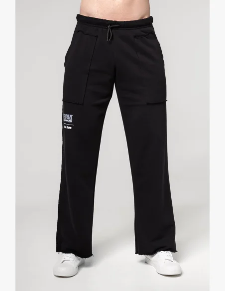 NEBBIA • NEBBIA Pantaloni con tasche NO SHORTCUTS neri • Nebshop.cz
