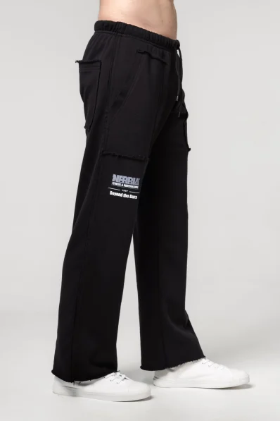 NEBBIA • NEBBIA Pantaloni con tasche NO SHORTCUTS neri • Nebshop.cz 2