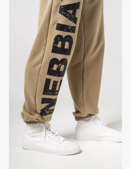 NEBBIA • NEBBIA Pantaloni baggy con tasche GYM BRO verdi • Nebshop.cz