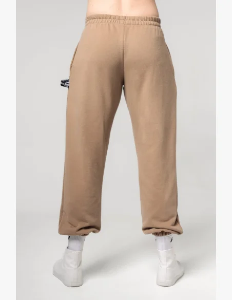 NEBBIA • NEBBIA Pantofole baggy con tasche GYM BRO marroni • Nebshop.it