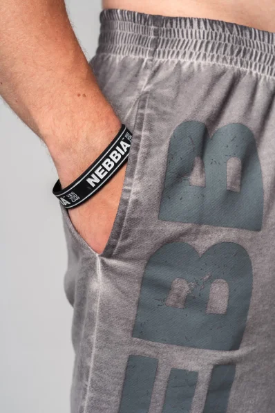NEBBIA • NEBBIA Pantaloni corti in felpa NO BS grigi • Nebshop.cz 2