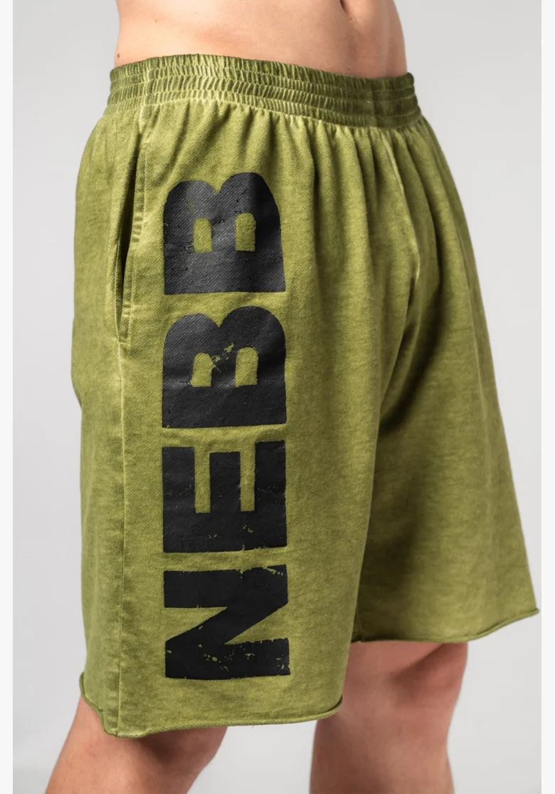 NEBBIA • NEBBIA Te shorts lavati NO BS verdi • Nebshop.it