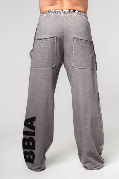 NEBBIA • NEBBIA Pantaloni felpati con tasche NO SHORTCUTS grigi • Nebshop.cz 2