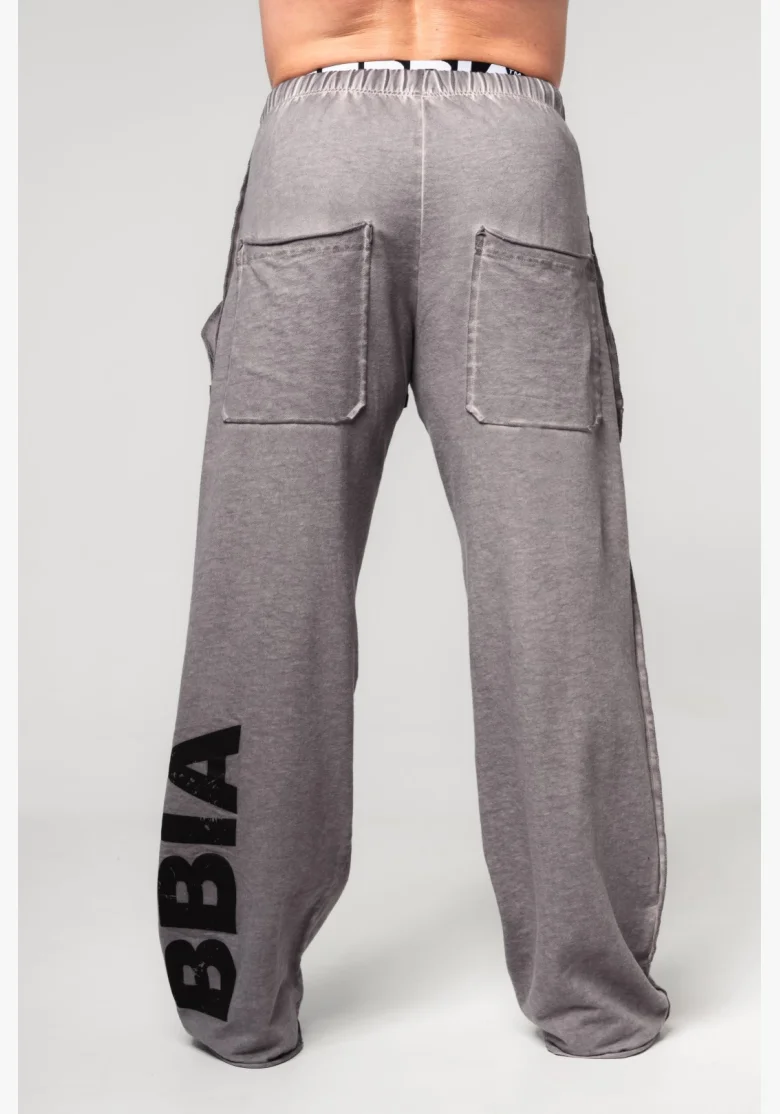 NEBBIA • NEBBIA Pantaloni felpati con tasche NO SHORTCUTS grigi • Nebshop.cz