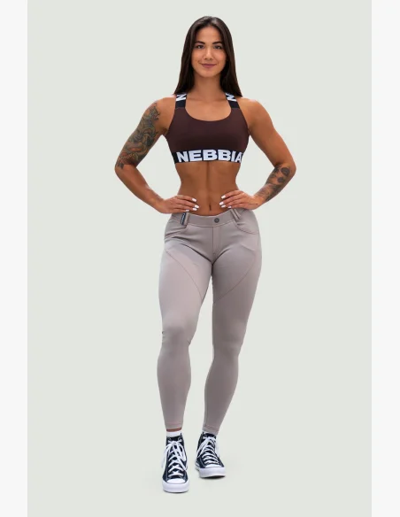 NEBBIA • NEBBIA Bubble Butt leggings LIFT UP beige • Nebshop.cz
