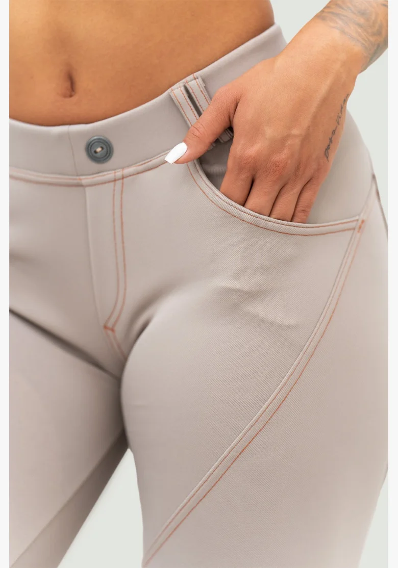 NEBBIA • NEBBIA Bubble Butt leggings LIFT UP beige • Nebshop.cz