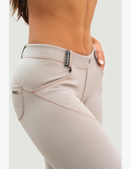 NEBBIA • NEBBIA Bubble Butt leggings LIFT UP beige • Nebshop.cz