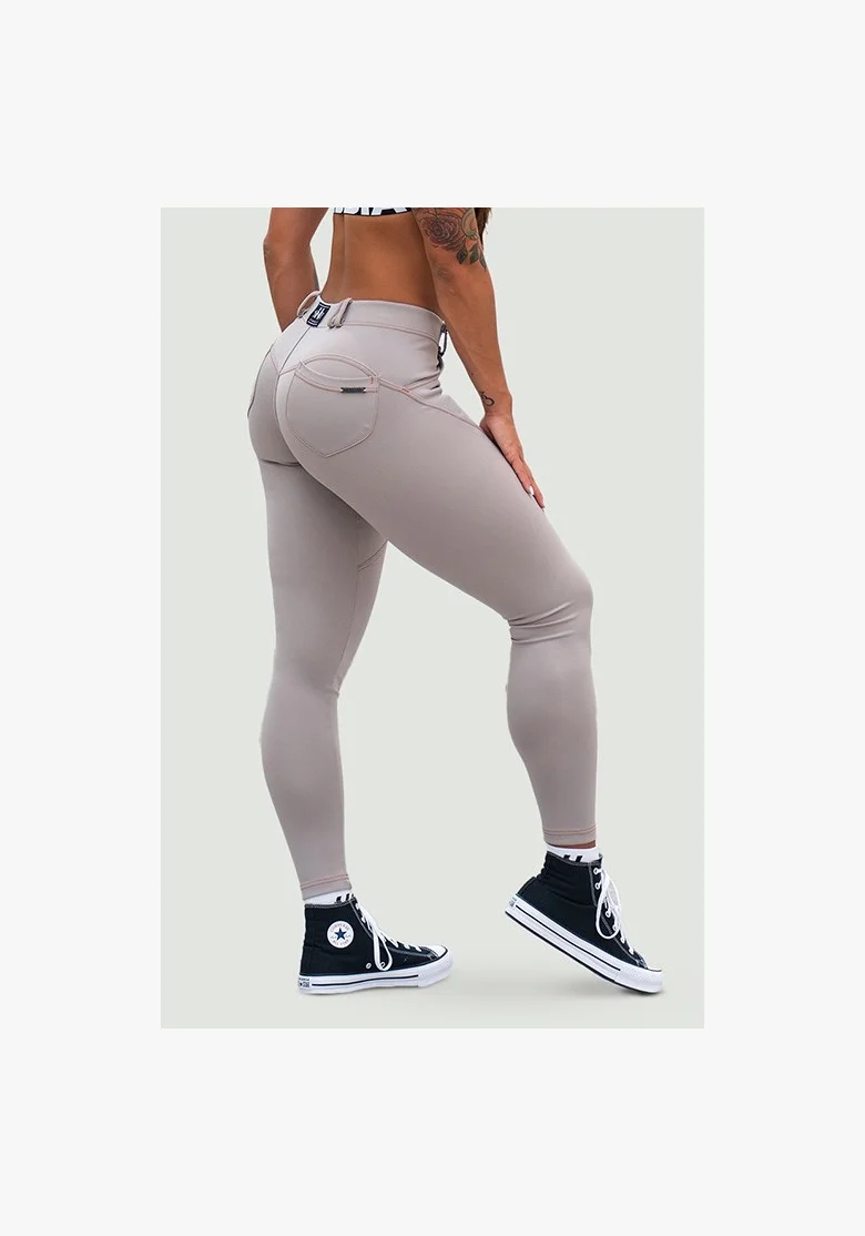 NEBBIA • NEBBIA Bubble Butt leggings LIFT UP beige • Nebshop.cz
