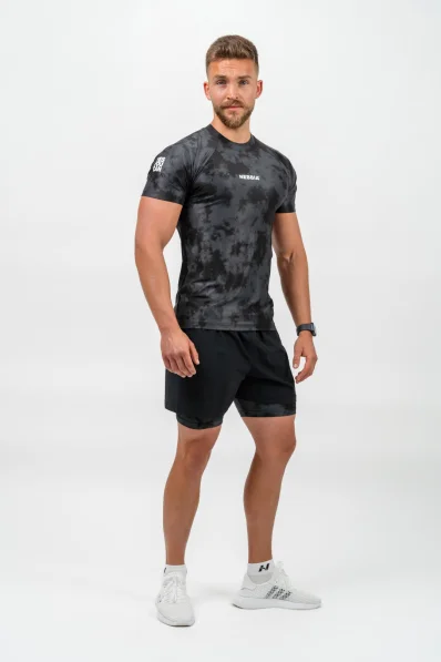 NEBBIA • NEBBIA Shorts Compressivi 2in1 con Tasche per Mobile PERFORMANCE nere • Nebshop.it 2