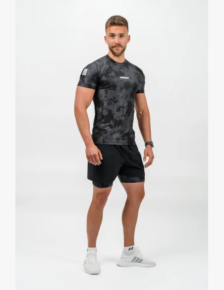 NEBBIA • NEBBIA Shorts Compressivi 2in1 con Tasche per Mobile PERFORMANCE nere • Nebshop.it