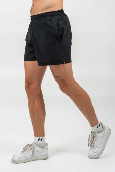NEBBIA • NEBBIA Pantaloni Corti Sportivi Asciugatura Rapida RESISTANCE Neri • Nebshop.it 2