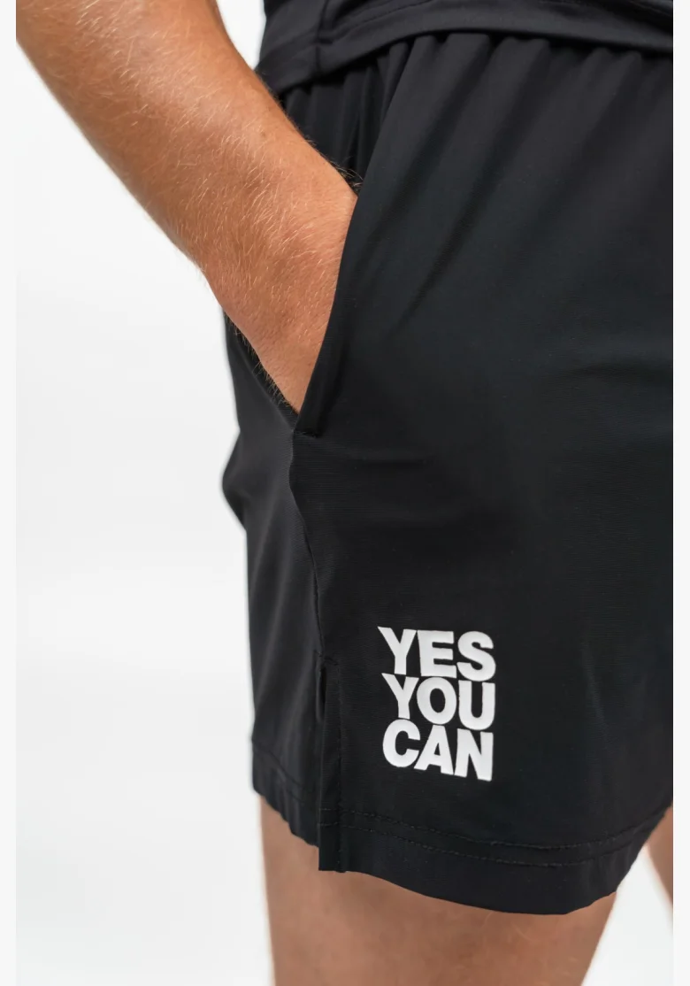 NEBBIA • NEBBIA Pantaloni Corti Sportivi Asciugatura Rapida RESISTANCE Neri • Nebshop.it