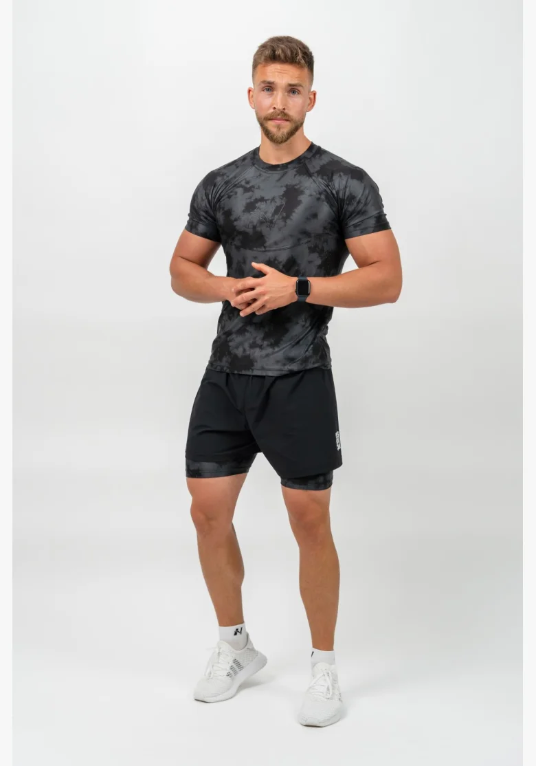 NEBBIA • NEBBIA Compression Camouflage T-shirt FUNCTION nera • Nebshop.cz
