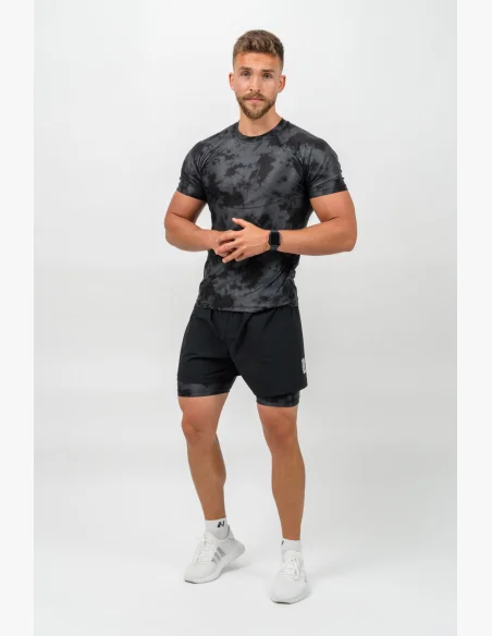 NEBBIA • NEBBIA Compression Camouflage T-shirt FUNCTION nera • Nebshop.cz