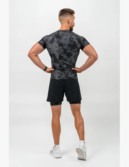 NEBBIA • NEBBIA Compression Camouflage T-shirt FUNCTION nera • Nebshop.cz