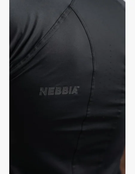 NEBBIA • NEBBIA Maglia Sportiva Compressiva ENDURANCE nera • Nebshop.it