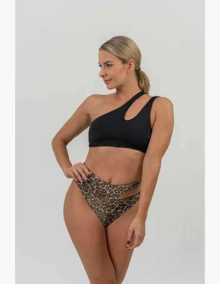 NEBBIA • NEBBIA SÃO GONÇALO bikini top nero • Nebshop.cz