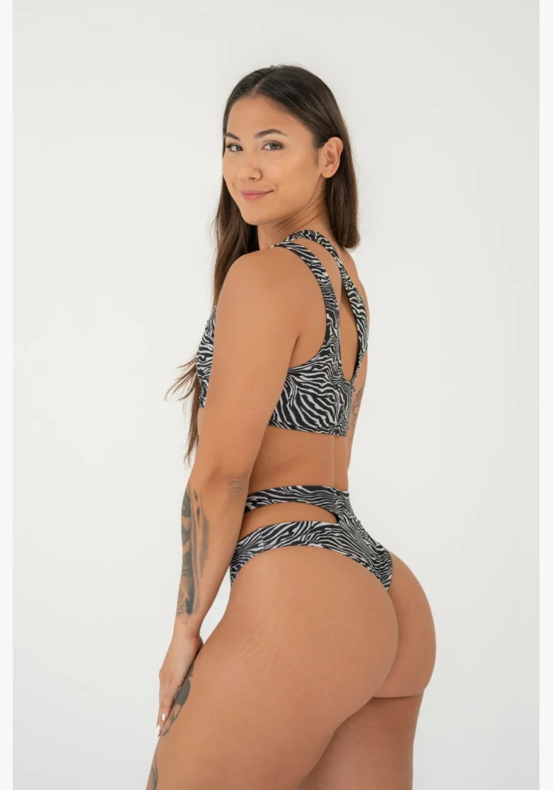 NEBBIA • NEBBIA SÃO GONÇALO bikini top - zebra • Nebshop.cz