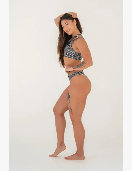 NEBBIA • NEBBIA SÃO GONÇALO bikini top - zebra • Nebshop.cz