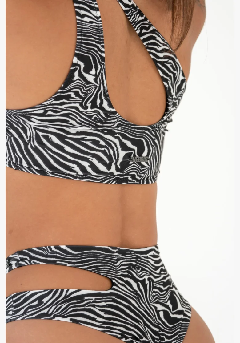 NEBBIA • NEBBIA SÃO GONÇALO bikini top - zebra • Nebshop.cz