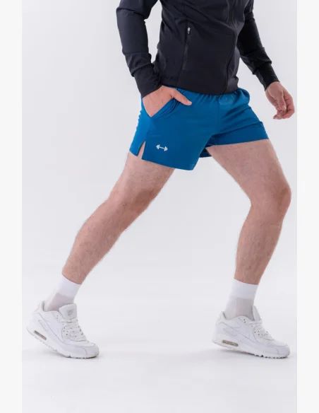 NEBBIA • NEBBIA Pantaloni corti funzionali ad asciugatura rapida "Airy" blu • Nebshop.it