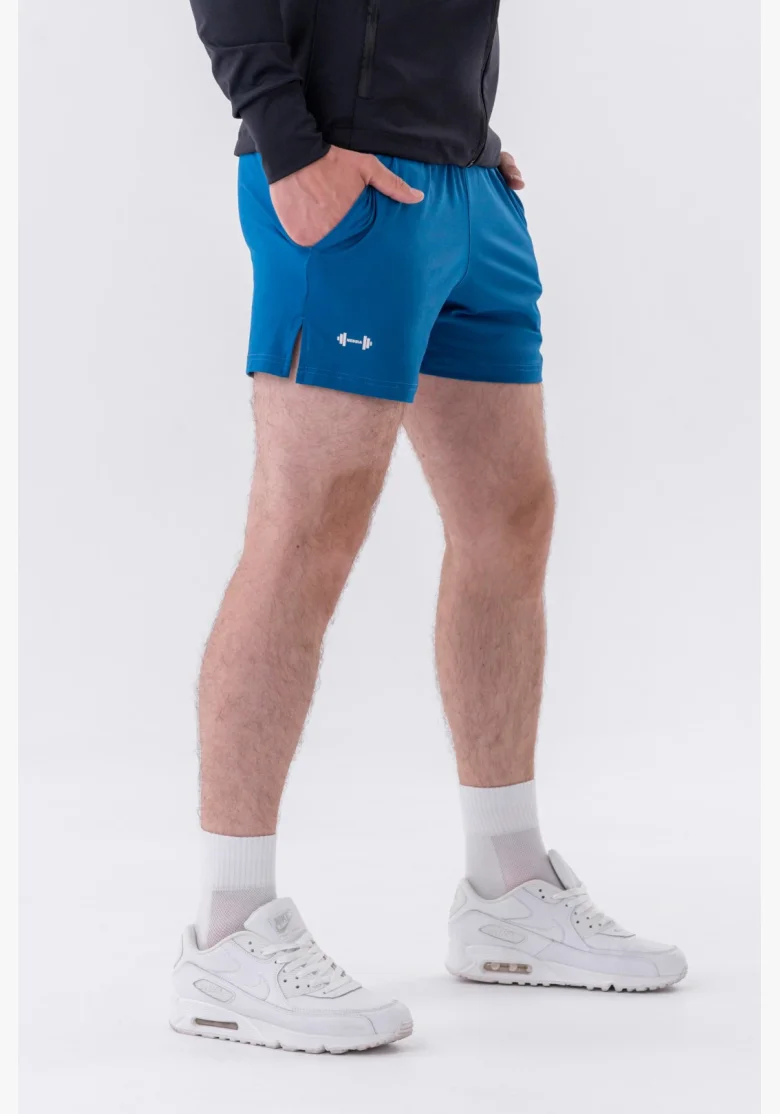 NEBBIA • NEBBIA Pantaloni corti funzionali ad asciugatura rapida "Airy" blu • Nebshop.it