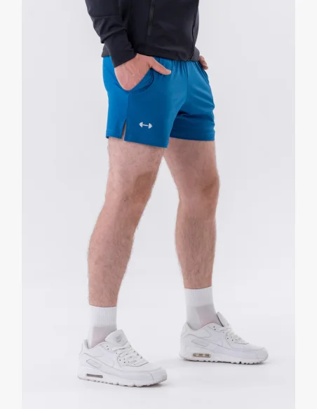 NEBBIA • NEBBIA Pantaloni corti funzionali ad asciugatura rapida "Airy" blu • Nebshop.it