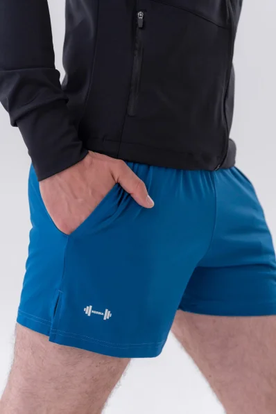 NEBBIA • NEBBIA Pantaloni corti funzionali ad asciugatura rapida "Airy" blu • Nebshop.it