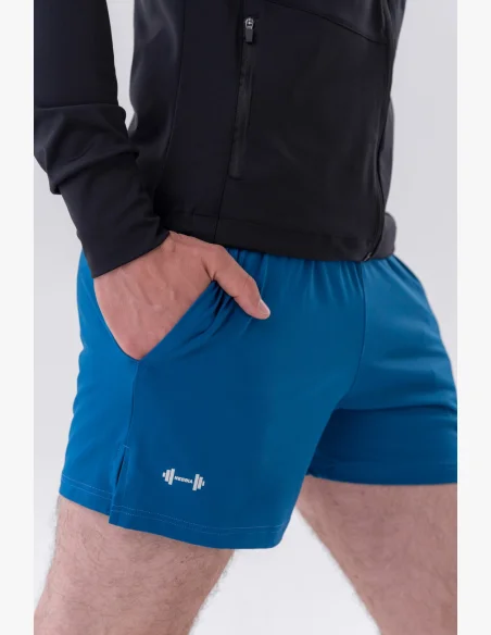 NEBBIA • NEBBIA Pantaloni corti funzionali ad asciugatura rapida "Airy" blu • Nebshop.it