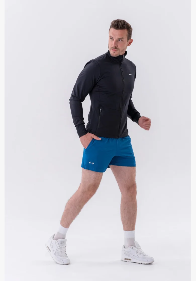 NEBBIA • NEBBIA Pantaloni corti funzionali ad asciugatura rapida "Airy" blu • Nebshop.it