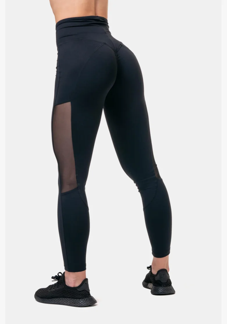 NEBBIA • Leggings in rete con vita alta • NEBBIAshop.cz