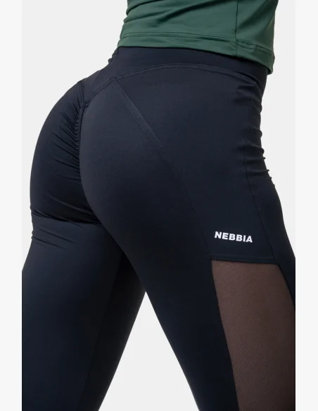 NEBBIA • Leggings in rete con vita alta • NEBBIAshop.cz