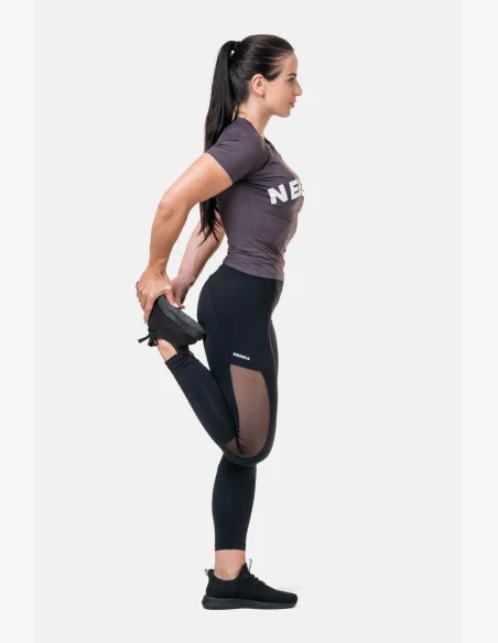 NEBBIA • Leggings in rete con vita alta • NEBBIAshop.cz