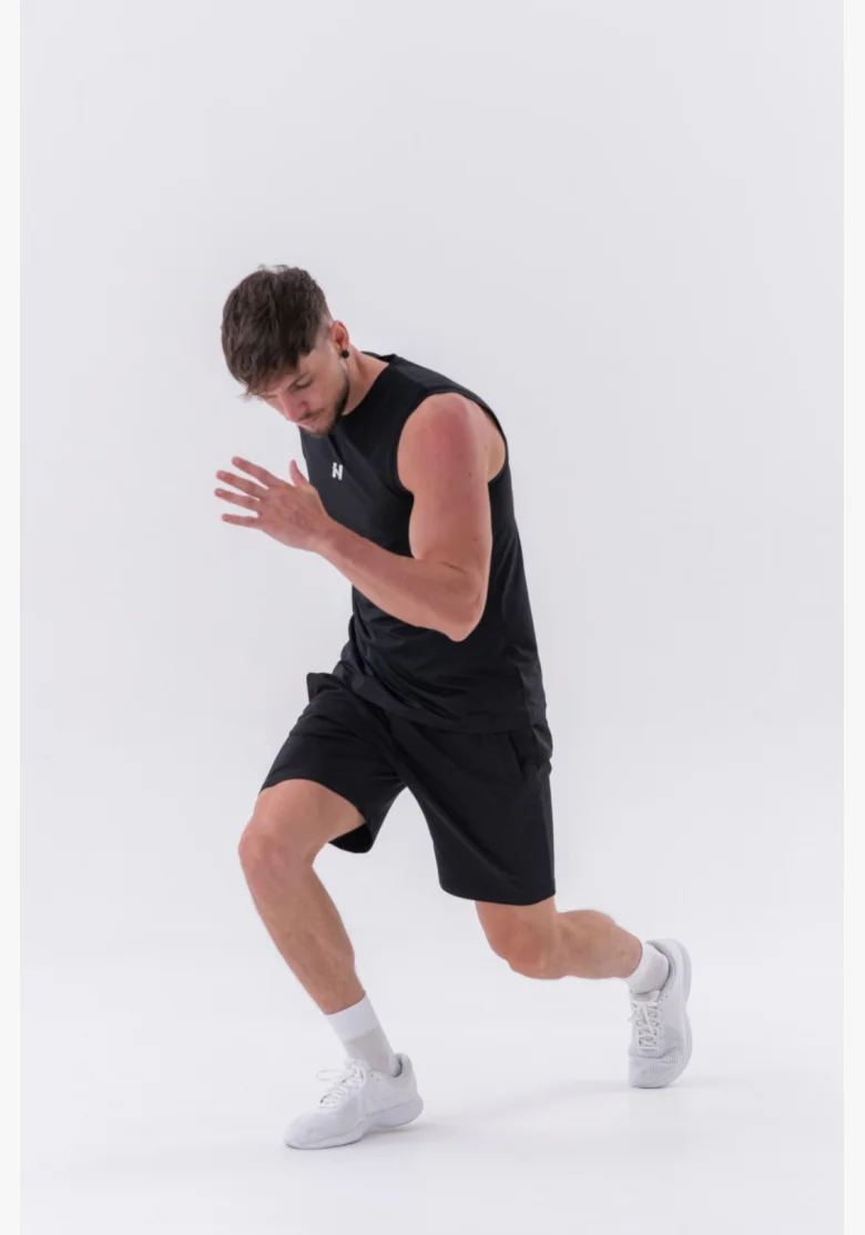 NEBBIA • NEBBIA Canotta sportiva funzionale "Power" nera • Nebshop.cz