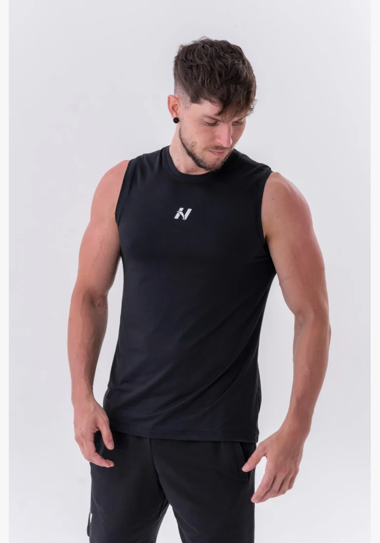 NEBBIA • NEBBIA Canotta sportiva funzionale "Power" nera • Nebshop.cz