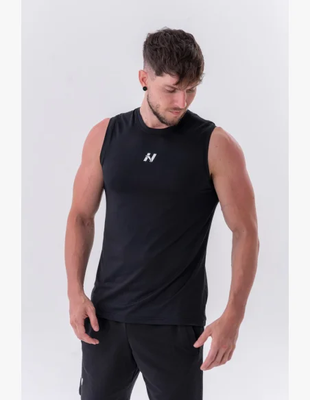 NEBBIA • NEBBIA Canotta sportiva funzionale "Power" nera • Nebshop.cz