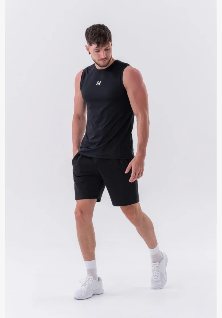 NEBBIA • NEBBIA Canotta sportiva funzionale "Power" nera • Nebshop.cz