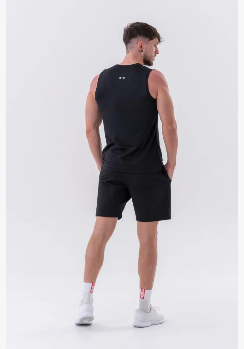 NEBBIA • NEBBIA Canotta sportiva funzionale "Power" nera • Nebshop.cz