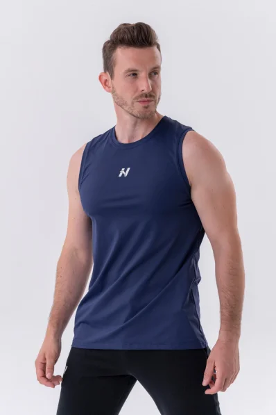NEBBIA • NEBBIA Canotta sportiva funzionale "Power" blu • Nebshop.it 2