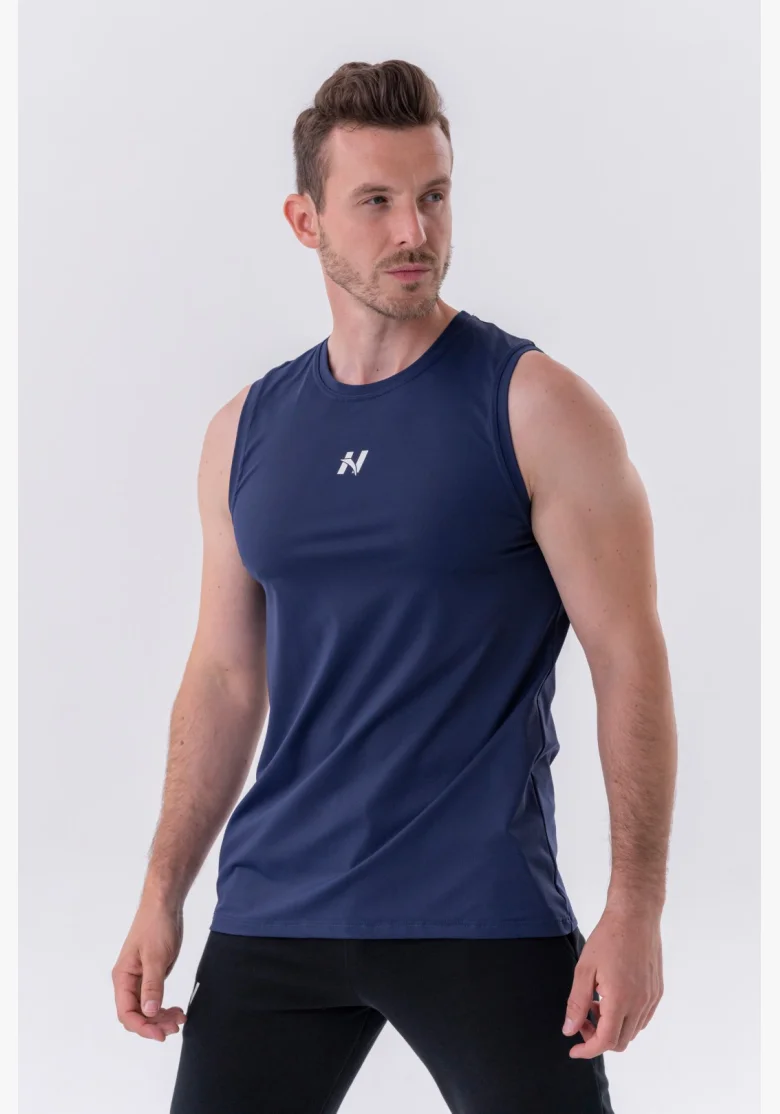 NEBBIA • NEBBIA Canotta sportiva funzionale "Power" blu • Nebshop.it