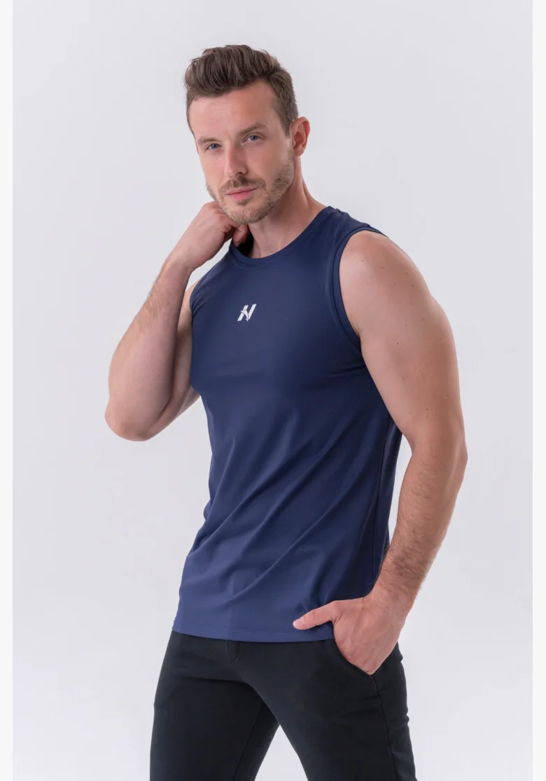 NEBBIA • NEBBIA Canotta sportiva funzionale "Power" blu • Nebshop.it