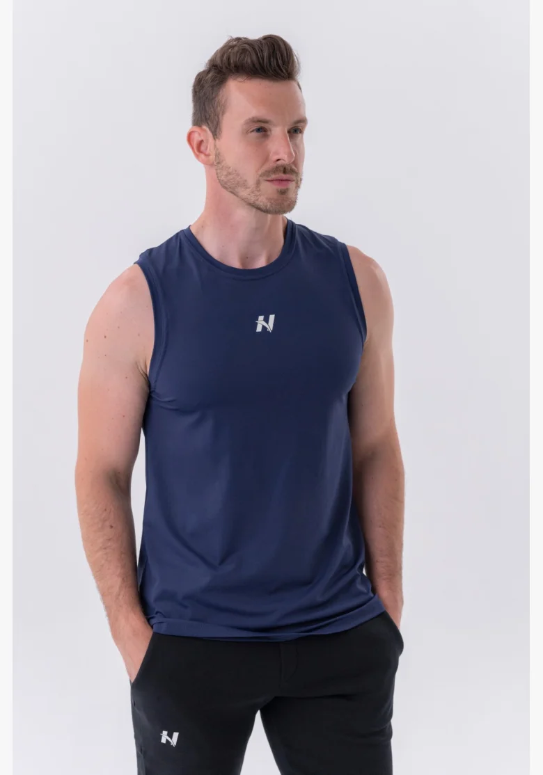 NEBBIA • NEBBIA Canotta sportiva funzionale "Power" blu • Nebshop.it