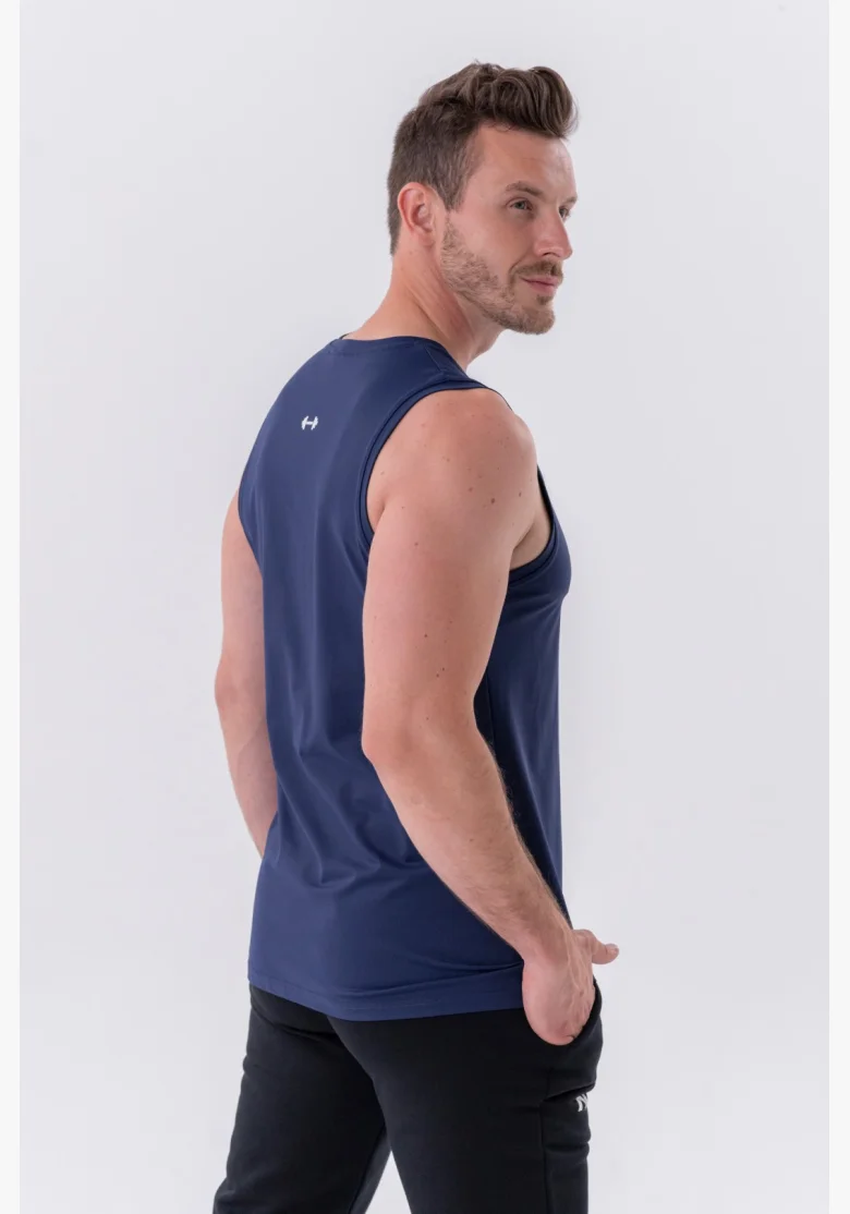 NEBBIA • NEBBIA Canotta sportiva funzionale "Power" blu • Nebshop.it