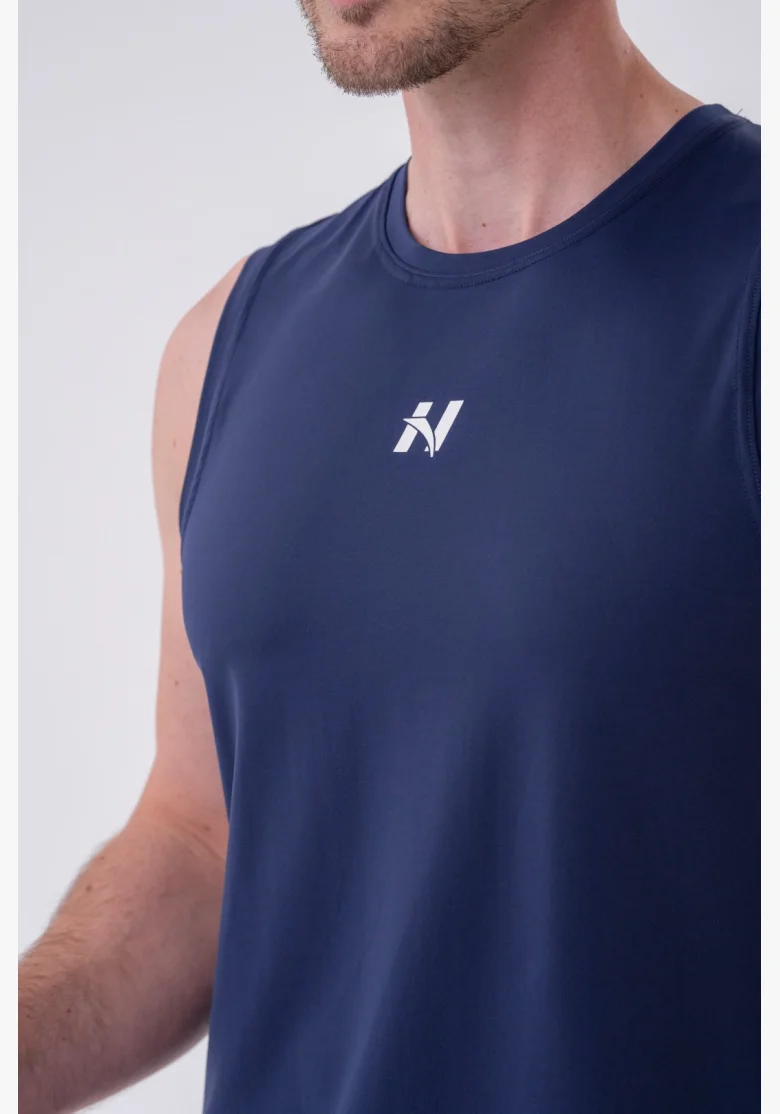 NEBBIA • NEBBIA Canotta sportiva funzionale "Power" blu • Nebshop.it