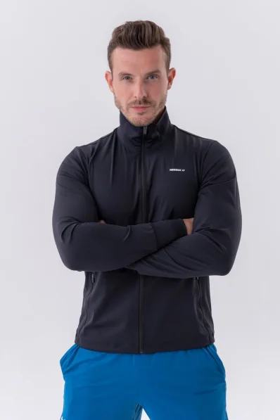NEBBIA • NEBBIA Giacca sportiva con zip e tasche laterali “Control” • Nebshop.cz