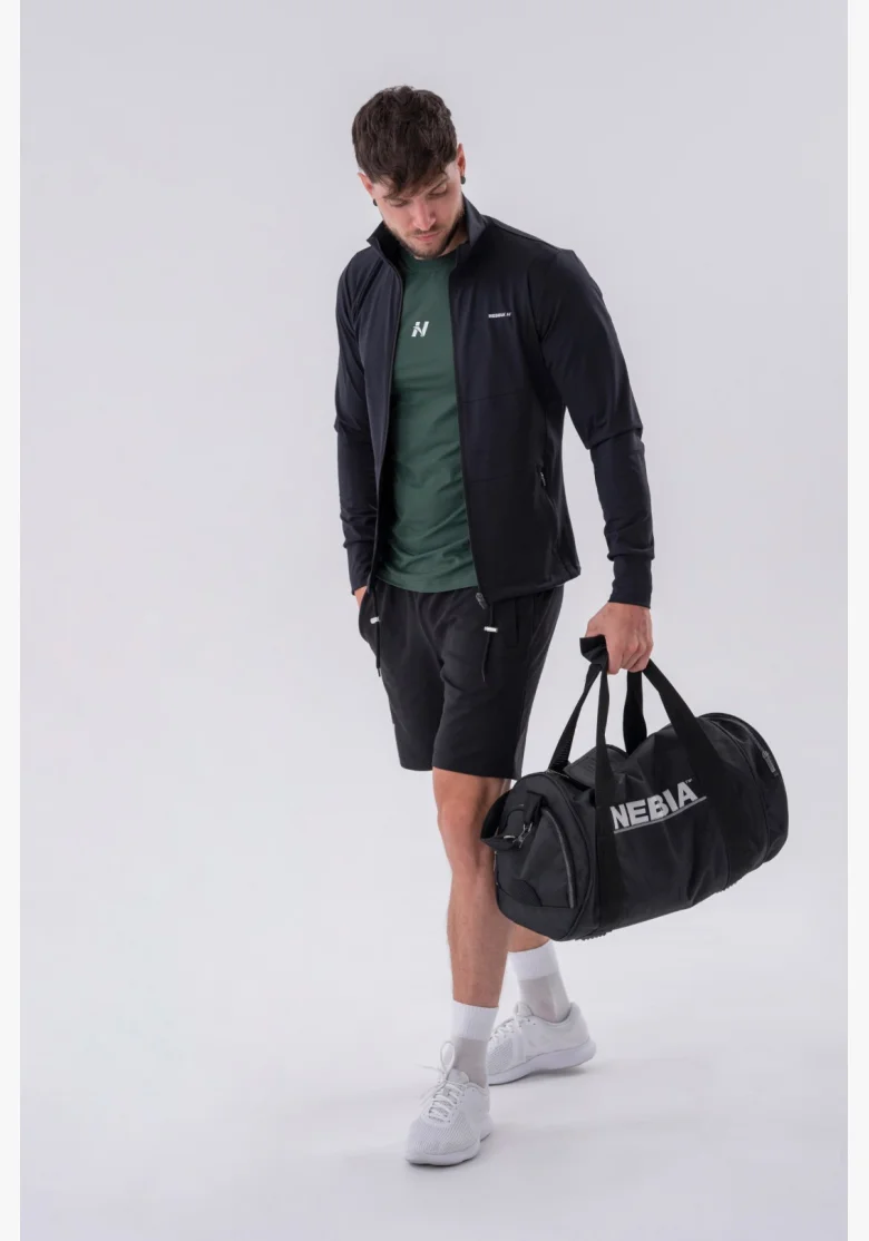 NEBBIA • NEBBIA Giacca sportiva con zip e tasche laterali “Control” • Nebshop.cz